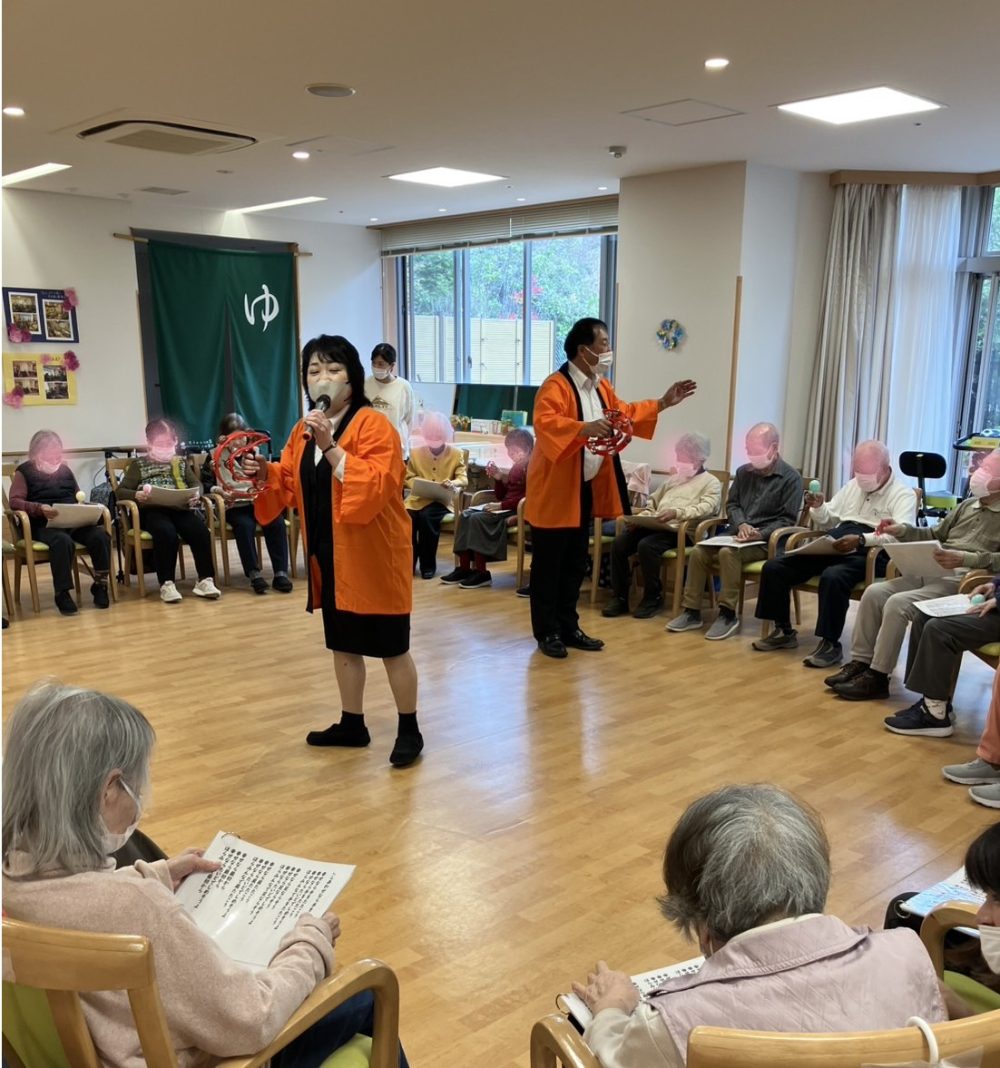 駒どりの郷に訪問イベントへ
