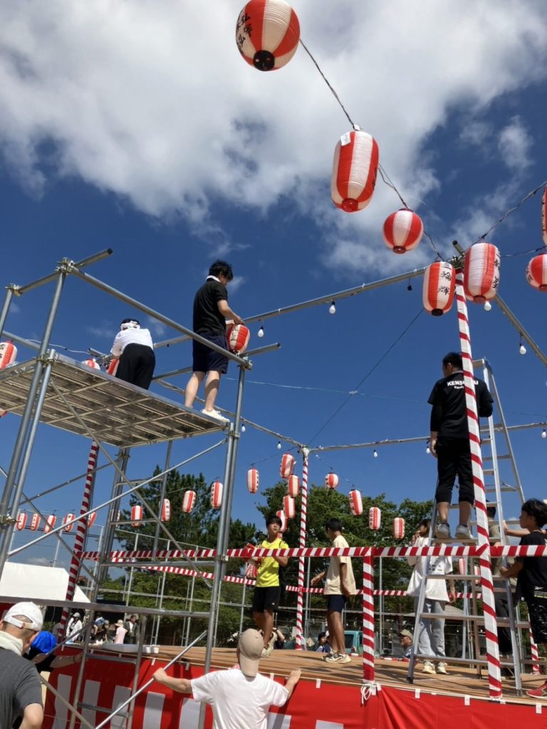 広陵町盆踊り大会のお手伝いに行ってきました。の画像| 葬祭会館ゆうあいホール【公式】 神戸市北区のご葬儀･お葬式のことなら