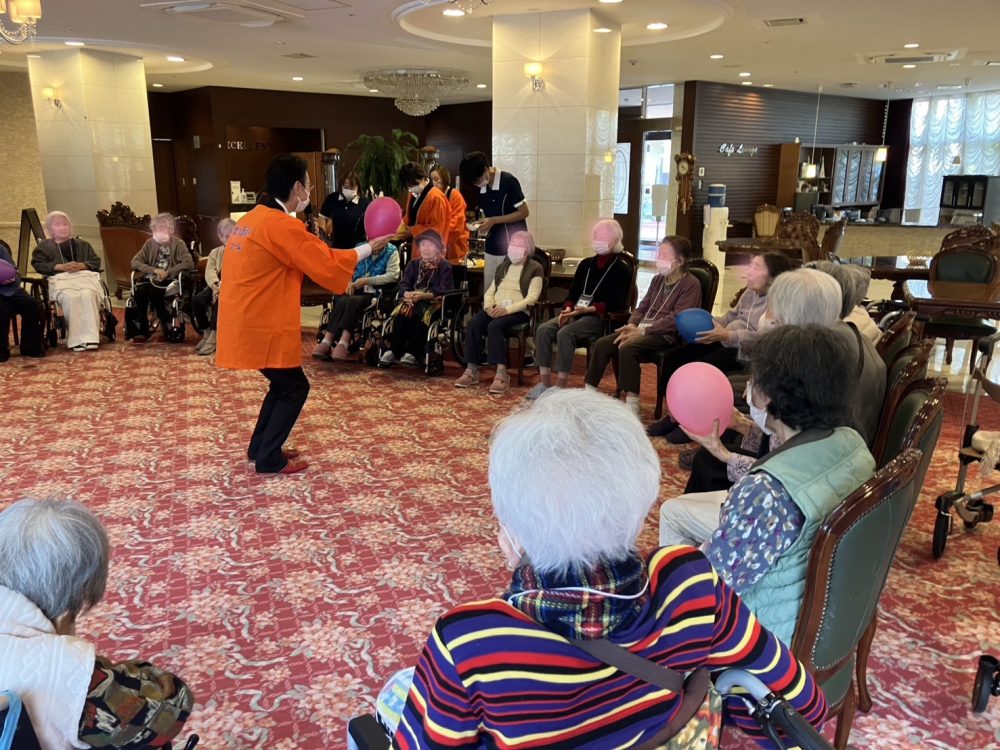 エクセレント西宮さんにレクリエーション訪問しました！の画像| 葬祭会館ゆうあいホール【公式】 神戸市北区のご葬儀･お葬式のことなら