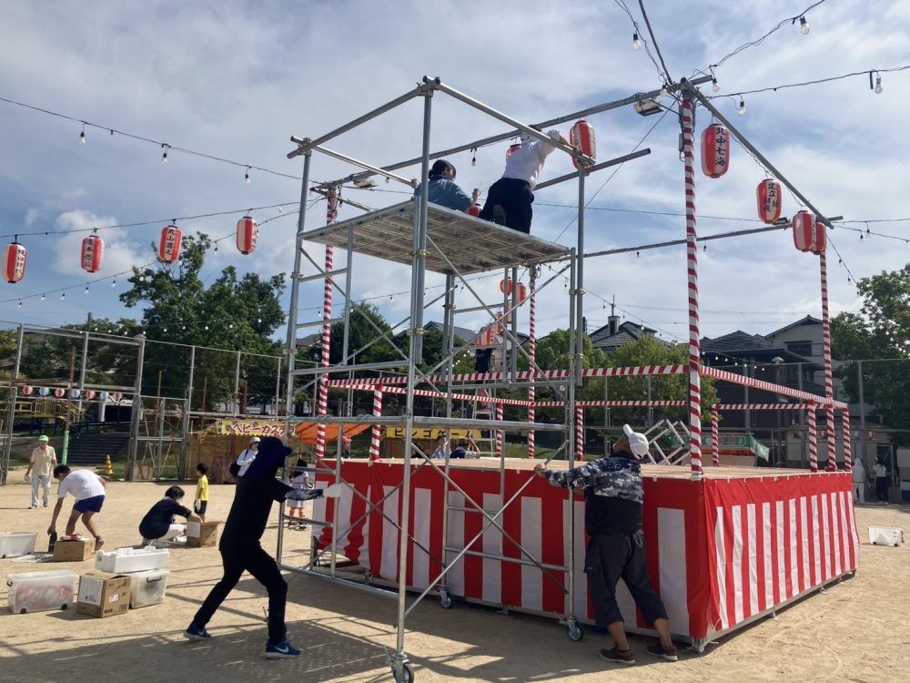 広陵町盆踊り大会のお手伝いに行ってきました。の画像| 葬祭会館ゆうあいホール【公式】 神戸市北区のご葬儀･お葬式のことなら